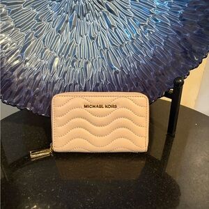Michael Kors Nude Wave Pattern Wallet